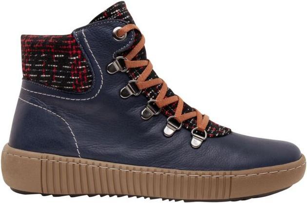 Gemini Schnürstiefelette, Anilinleder, 6 Farben marine