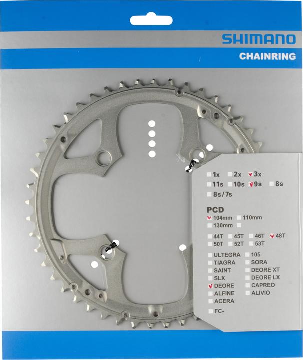 Actual product image Shimano Deore FC-M510 chainring for KSR (48)