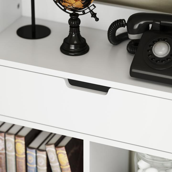 Immagine prodotto Homcom Bücherregal MDF, Spanplatte Weiss