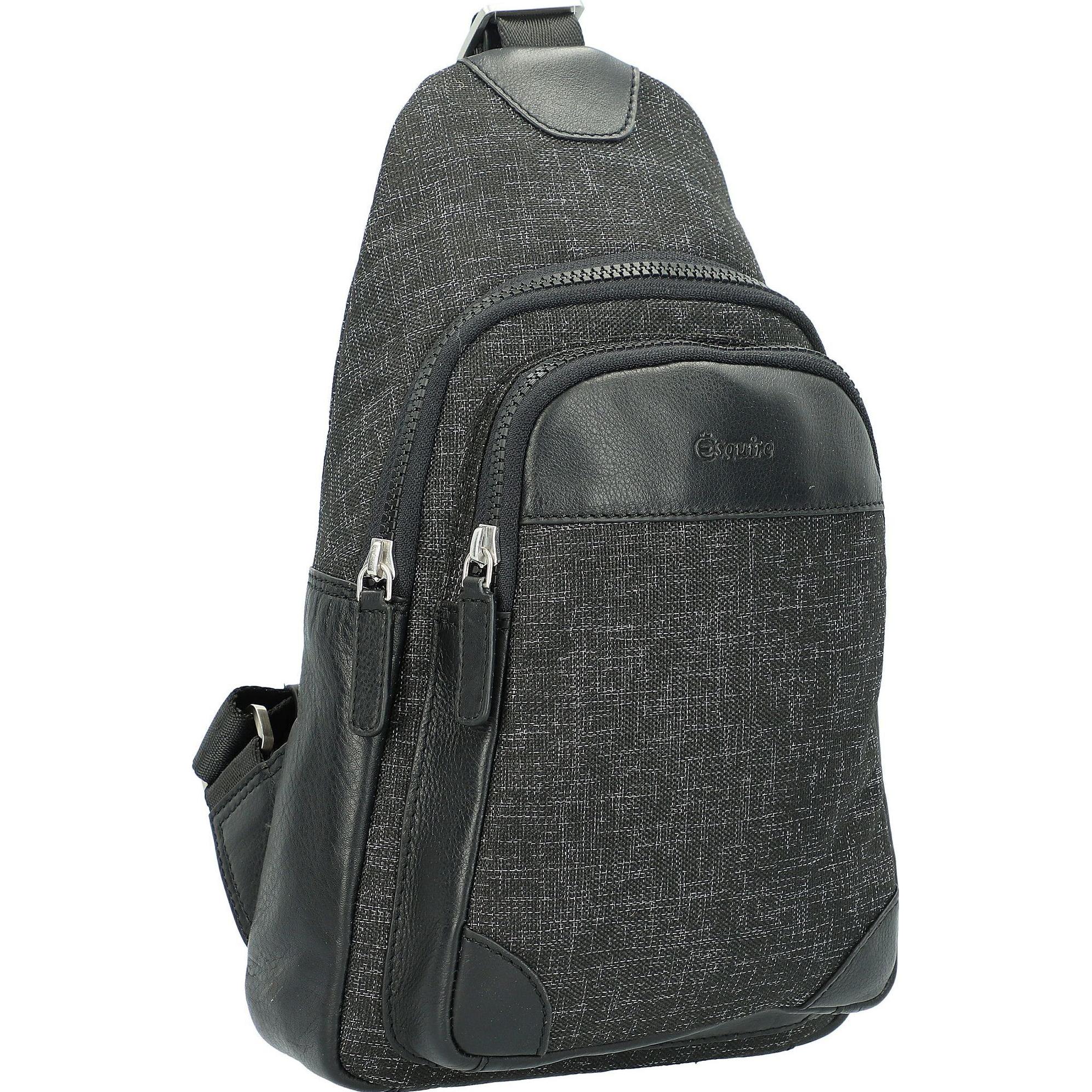 Thumbnail - Esquire, Handtasche, Recycled life Umhängetasche 32 cm, Grau