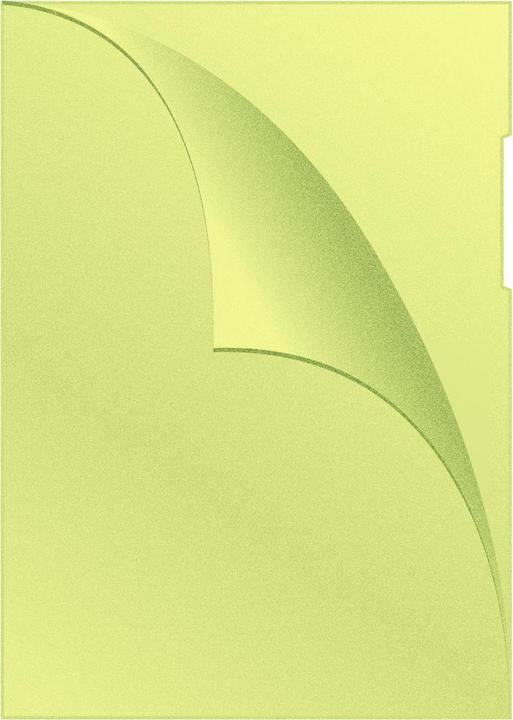 Actual product image Q-Connect A4 transparent cover yellow (A4, 1 x)