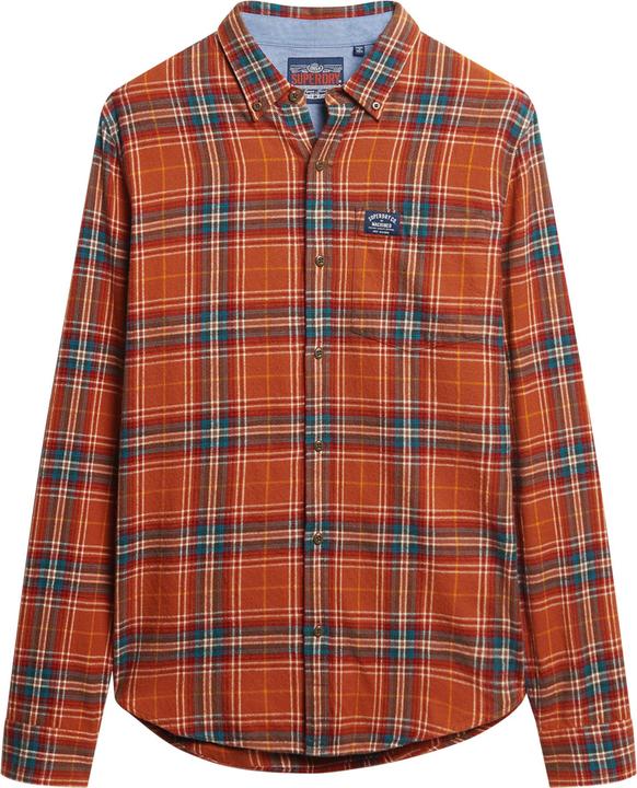 Immagine prodotto Superdry Camicia a quadri con maniche lunghe in cotone biologico (S)