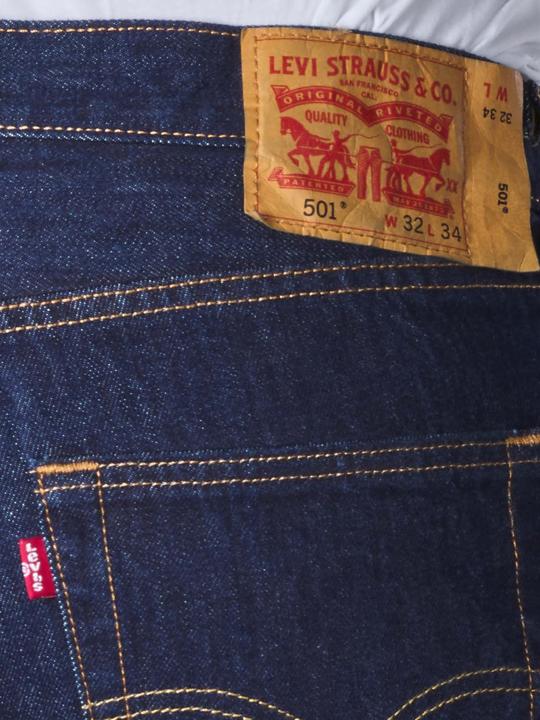 Produktbild Levis 501 Jeans Straight Fit rinse 3-Pack
