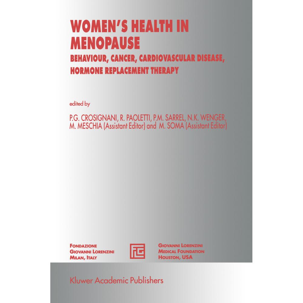 Women's Health in Menopause, Fachbücher von Rodolfo Paoletti, P. G. Crosignani, N. K. Wenger, P. M. Sarrel