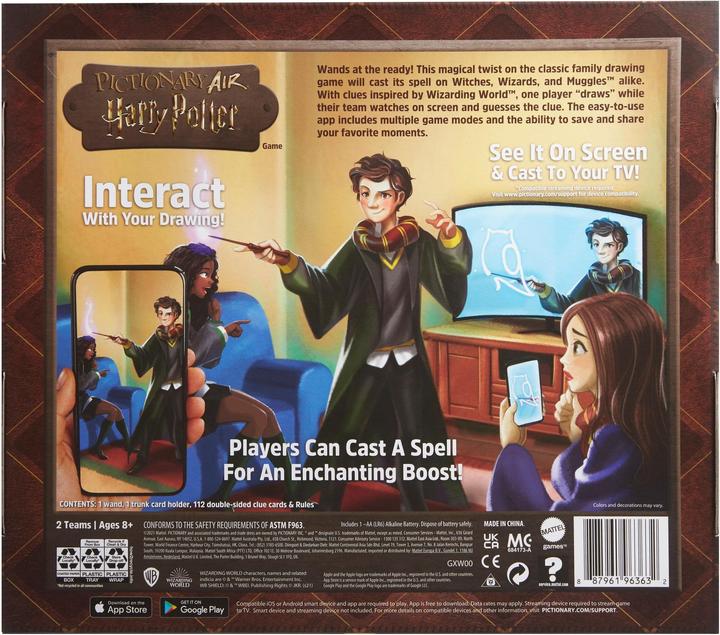 Actual product image Mattel Games Pictionary Air- Harry Potter (German)