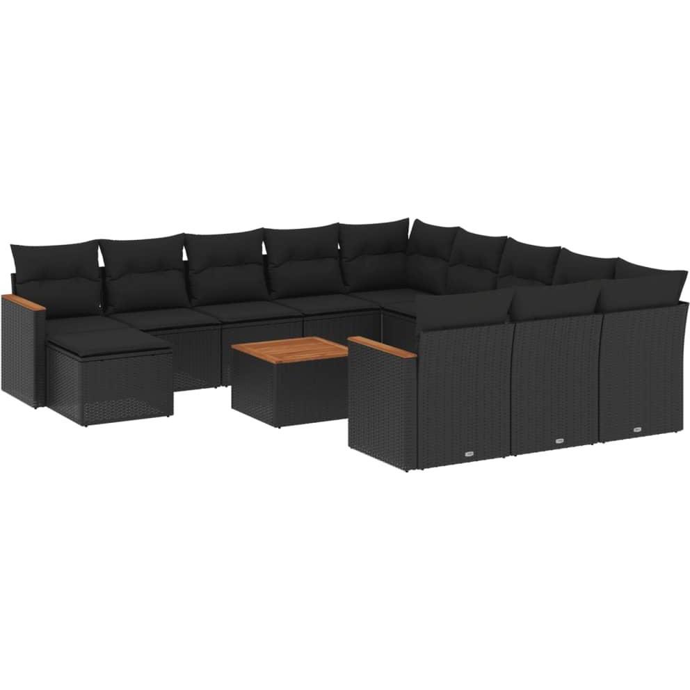 VidaXL, Gartenlounge, 10-tlg. Garten-Lounge-Set mit Kissen