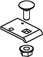Produktbild Niedax Leiterbefestigung KLTB 6 Montagematerial für Kabeltragsystem 4013339282708 (Kabelbrücke)