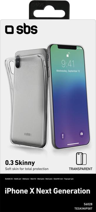 Actual product image SBS Cover (Apple iPhone XS)