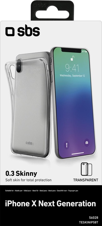 Actual product image SBS Cover (Apple iPhone XS)