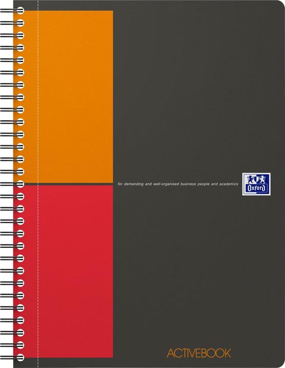 Actual product image Oxford International Activebook (B5, Checked, Soft cover)