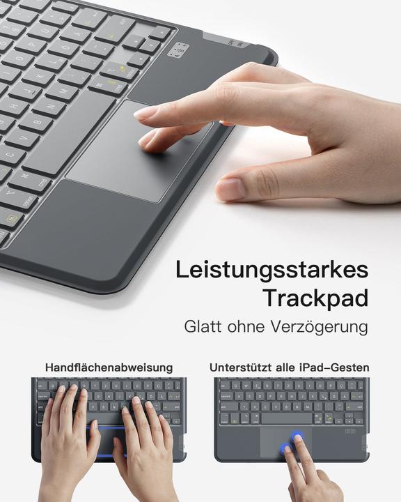 Actual product image Inateck Keyboard iPad 04112 gray (KB04112 gray) (DE)
