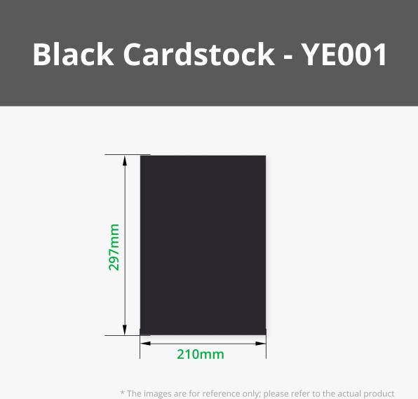 Image du produit Bambu Lab - Cardstock - Black (25x)