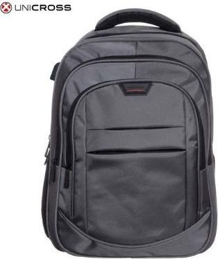 Immagine prodotto Uni Cross UNICROSS TRACK GREY LAPTOP BACKPACK WITH PADDED COMPARTMENT, 45x30x25cm