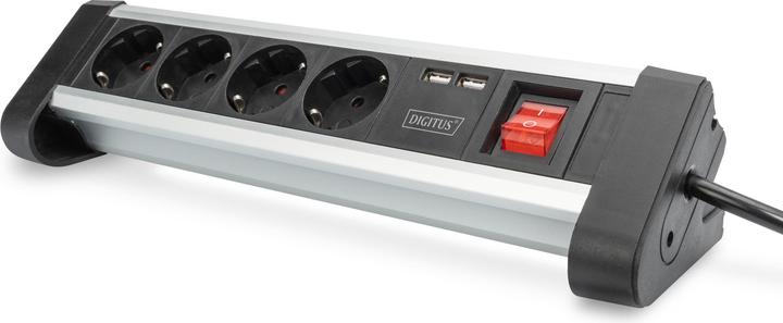 Produktbild Digitus Office-Steckdosenleiste (6x, USB-A, 1.50 m)