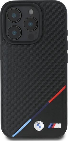 Produktbild BMW BMHMP16L23PUDTK iPhone 16 Pro 6.3" czarny/black hardcase M Carbon Tricolor Line MagSafe (Apple iPhone 16 Pro)