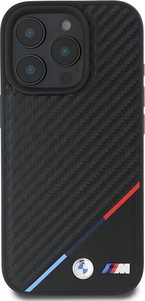 Produktbild BMW BMHMP16L23PUDTK iPhone 16 Pro 6.3" czarny/black hardcase M Carbon Tricolor Line MagSafe (Apple iPhone 16 Pro)