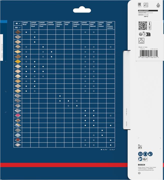 Produktbild Bosch Professional Zubehör Kreissägeblatt Expert for Aluminium, 254 x 30 x 2,8 mm, 80