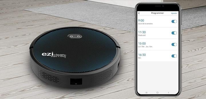 Produktbild Eziclean Connect x550 - Robotstofzuiger - Spraakbesturing - Navigatietechnologie - Plintdetectie - 120m - Ult (4000 Pa, Wischtuch)