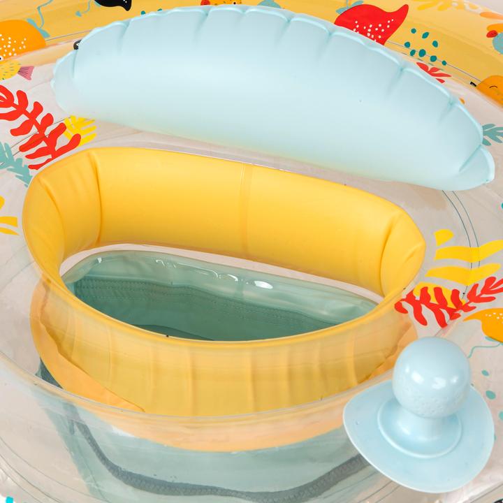Image du produit Nabaiji Bouée siège de piscine avec poignées Bébé 7-15kg - allfish jaune