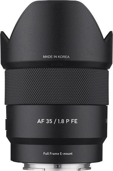 Actual product image Samyang AF 35mm F1.8 P FE (full size)