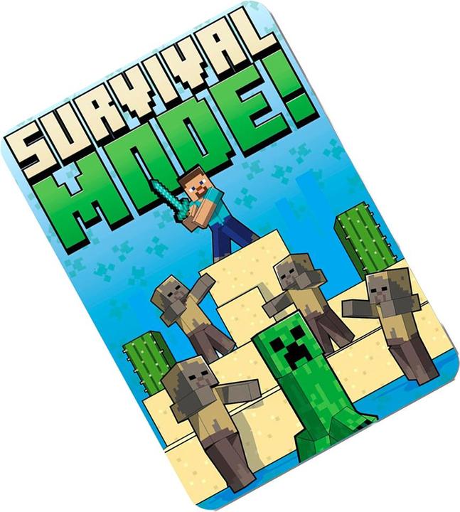 Image du produit Minecraft - Couverture SURVIVAL MODE (100 x 140 cm)