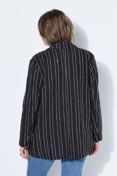Image du produit Studio Untold Blazer oversize à rayures tennis et sequins (42, 44)