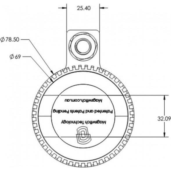 Elmag, Schweissgerät Zubehör, MAGSWITCH Magnet-Polklemme 600 A.