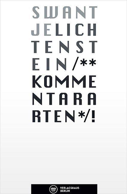 Produktbild Kommentararten (Deutsch, Swantje Lichtenstein, 2015)
