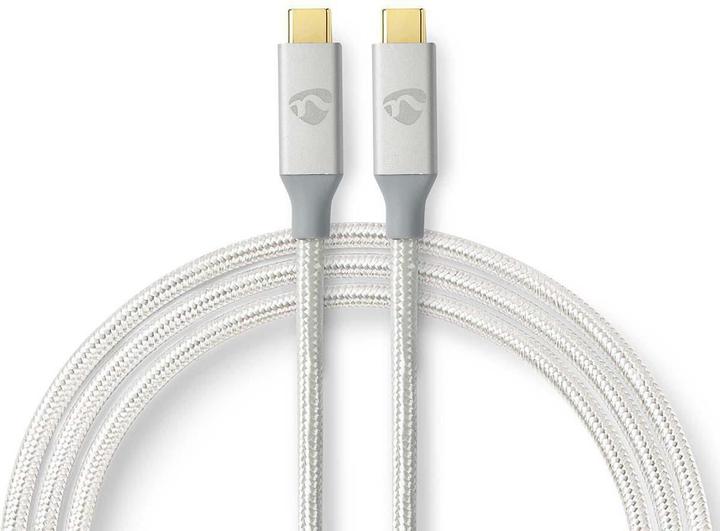 Image du produit Nedis N CCTB64020AL20 - Câble USB 3.2 C mâle 20 Gbps nylon 2.0 m (2 m, USB 4.0, 100 W)