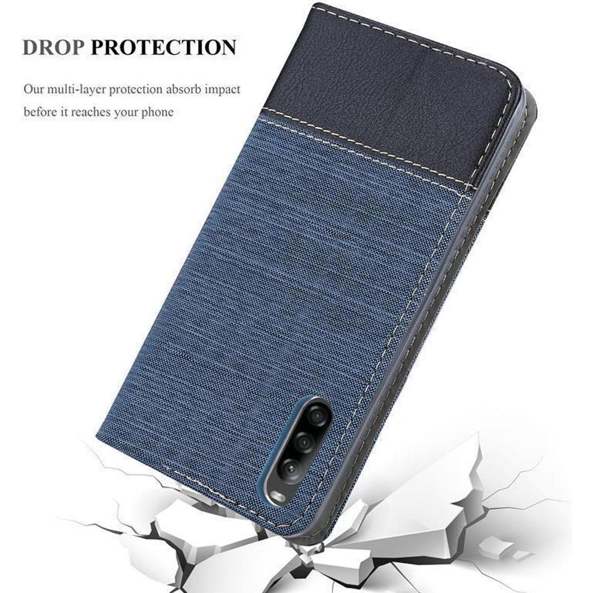 Thumbnail - Cadorabo Book Jeans Optik Cover (Sony Xperia L4), Smartphone Hülle, Blau