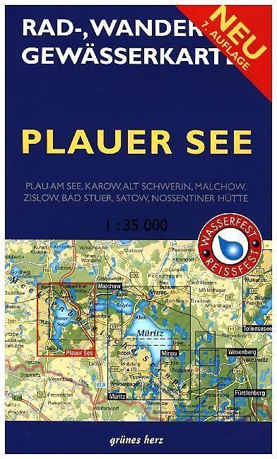 Produktbild Rad-, Wander- und Gewässerkarte Plauer See