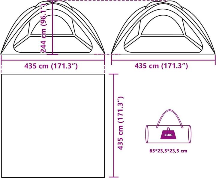 Image du produit vidaXL Marylka (435 cm, 435 cm)