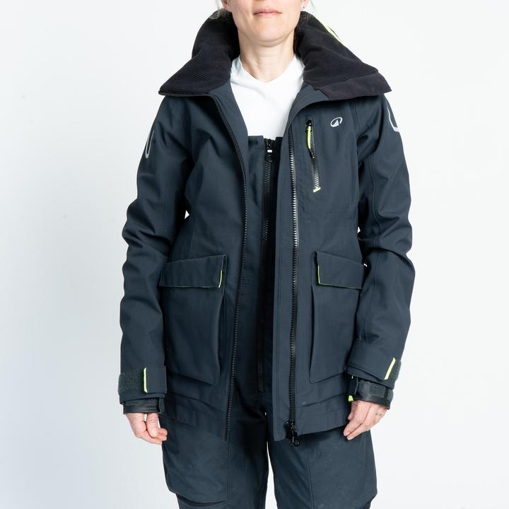 Actual product image Tribord Women’s sailing jacket - Sailing 500 dark grey (M)