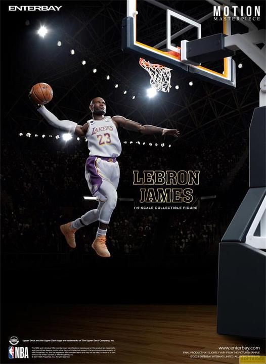 Image du produit Enterbay NBA Collection figurine Motion Masterpiece 1/9 LeBron James (LA Lakers) 23 cm