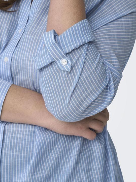 Produktbild Only Locker geschnitten Button-Down Kragen Curve Ärmel mit Umschlag Hemd Hemd (42)