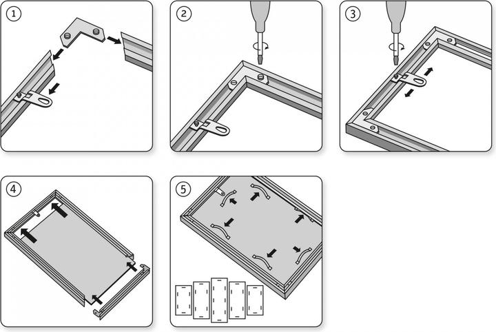 Actual product image Schipper MNZ - Aluminium Frame Polyptych Silver