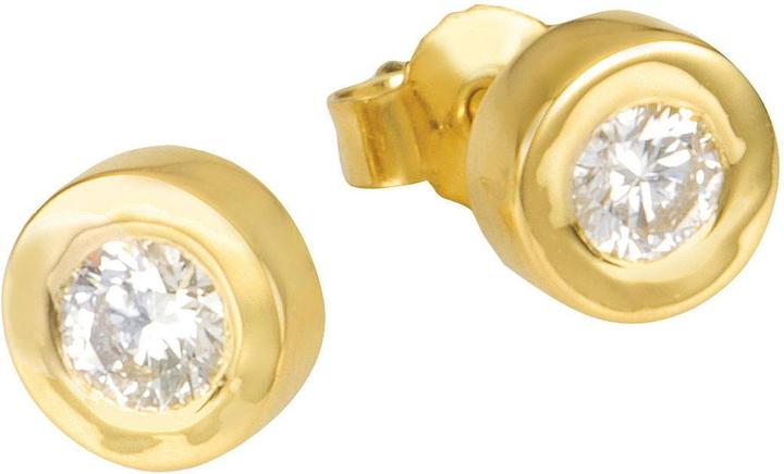 Image du produit Ursula Christ Clous d'oreille en zirconium en or jaune (Zircone)