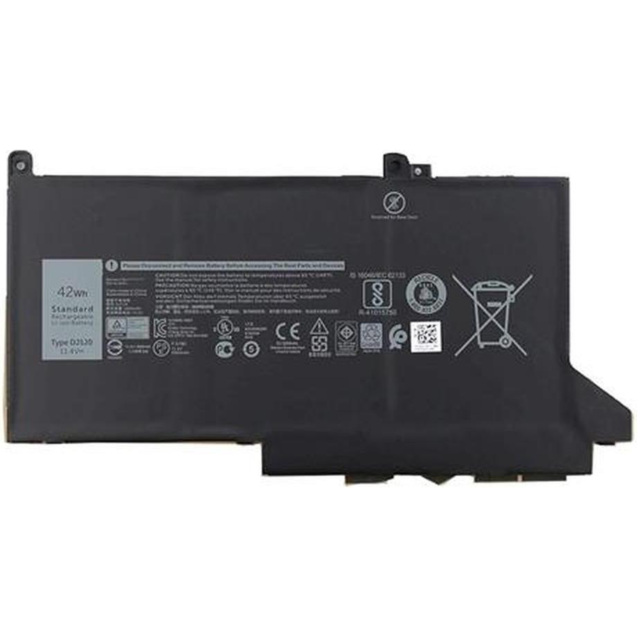 Dell Sanyo Primary Laptop-Batterie (6 Zellen), Notebook Akku, Schwarz