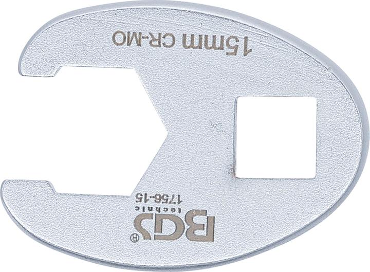 Actual product image BGS Crowfoot Spanner 10 mm (3/8") Drive 15 mm (15 mm)