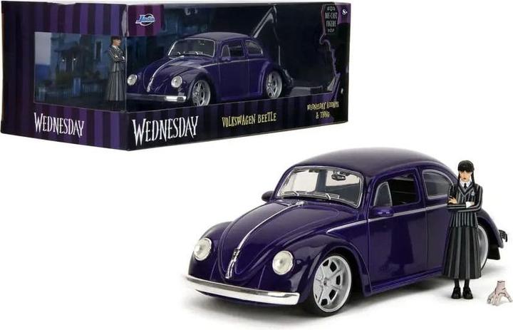 Actual product image Jada Wednesday Volkswagen Beetle 1:24