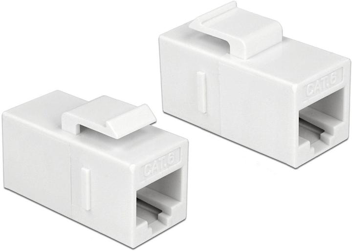 Actual product image Delock Keystone module Cat.6, UTP, white (Keystone module)