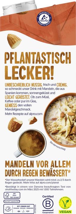 Produktbild Alpro Mandel-Drink Einzelpack (1 x 100 cl)