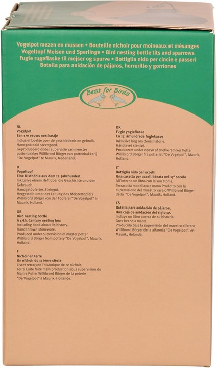 Image du produit Esschert Design Pot pour oiseaux, terre cuite