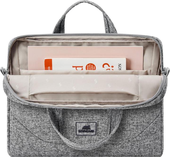 Actual product image Rivacase Riva Laptoptasche Anvik 14" light grey 7921 (14", Universal)