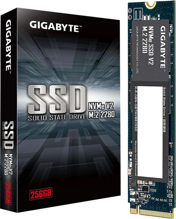 Produktbild Gigabyte SSD V2 256GB NVMe M.2 (256 GB, M.2, M.2 2280)