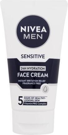 NIVEA Moisturizing cream for men Sensitive (Face Cream) 75 ml (75 ml)