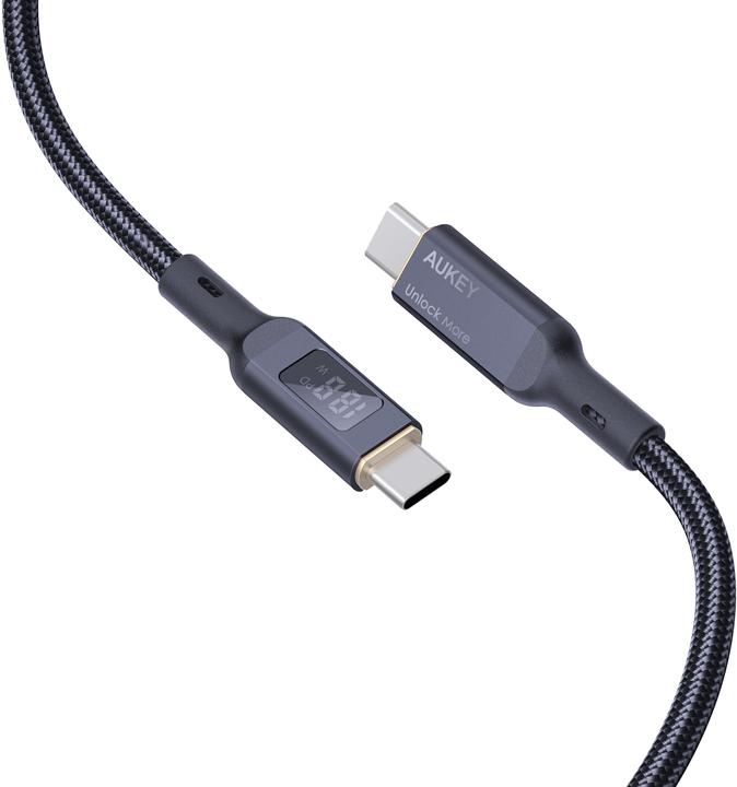 Produktbild Aukey USB C – USB C (1.80 m, USB 2.0, 100 W)
