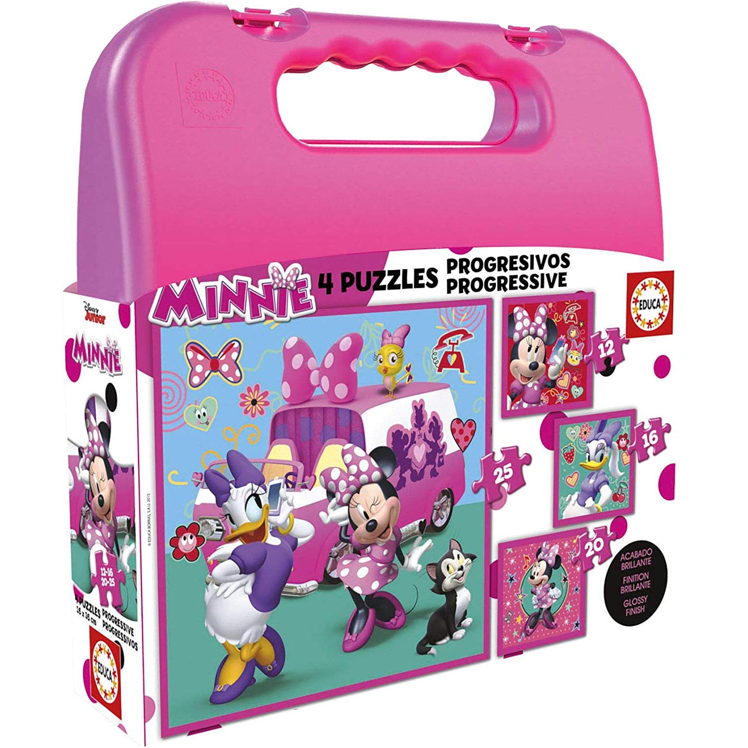 Educa 17638 Παζλ 12-16-20-25 τεμ. Παιδικό Minnie and Mickey The Happy Helpers (25 Teile)