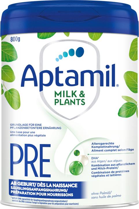 Produktbild Aptamil Milk & Plants Pre (800 g, ab Geburt)