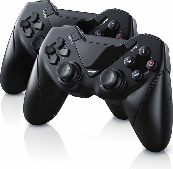 Produktbild CSL 2x Gamepad Set, Wireless Controller für Android / PC / PS3 / Playstation / X-Input / OTG Adapter (Android, PC, PS3)